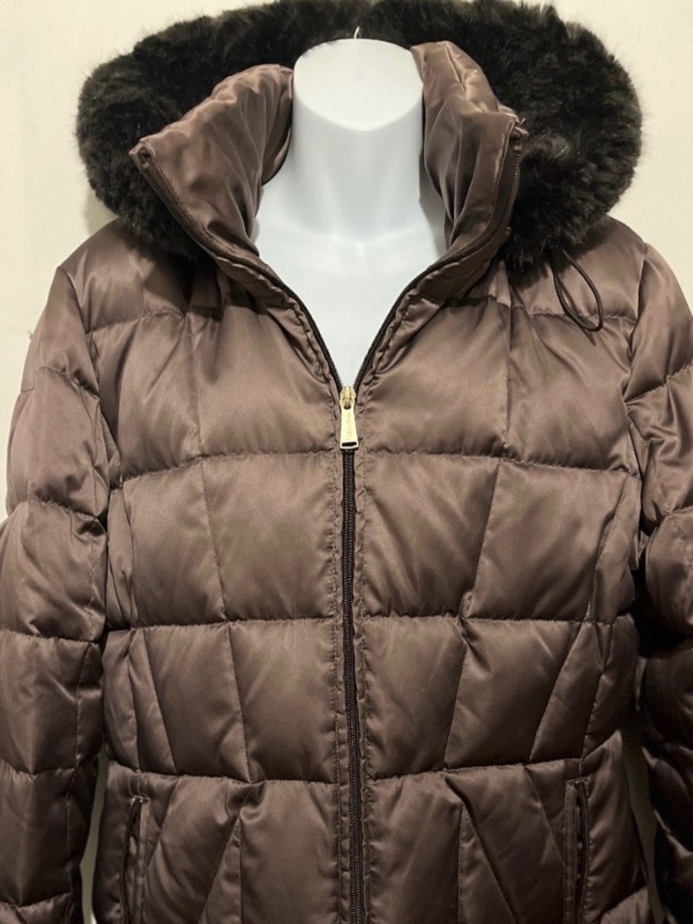 Calvin Klein Puffer Coat w/ Detachable Hood Sz XL